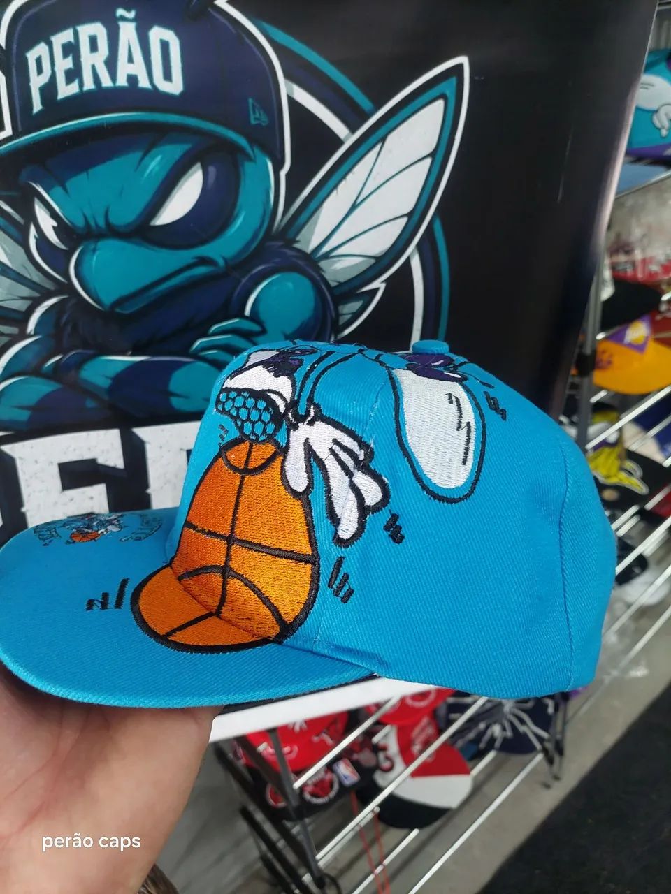Boné Charlotte Hornets big logo  - Foto 3