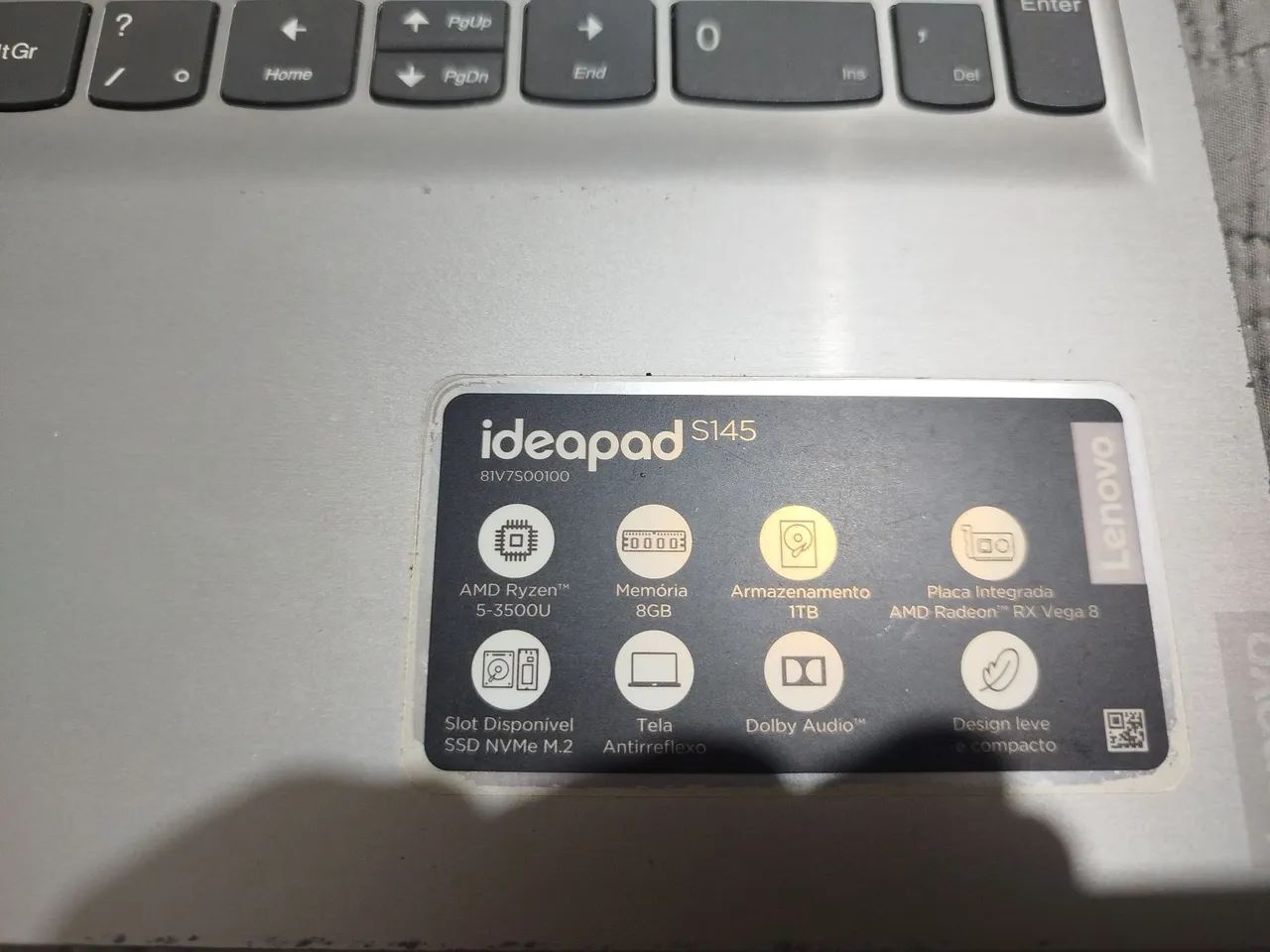 Notebook Lenovo IdeaPad S145 - R$ 2200,00 - Foto 3