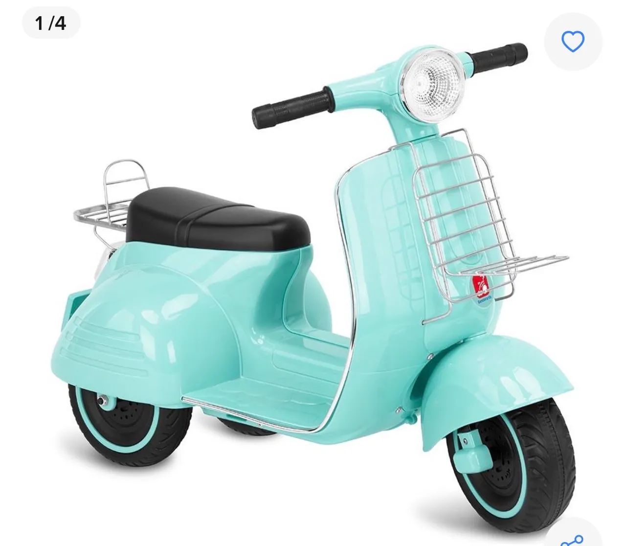 Moto elétrica turquesa  - Foto 2