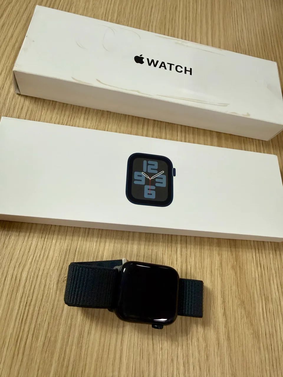 Apple Watch SE 2 GPS + Celular 44 mm meia noite - Foto 3
