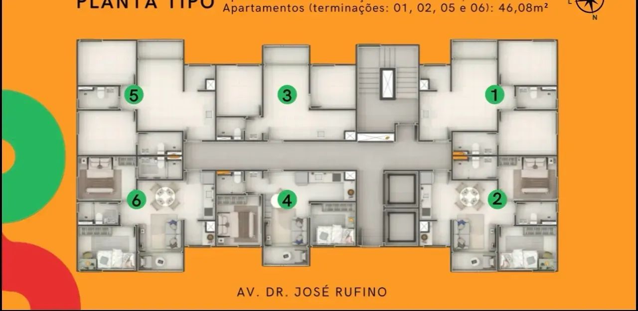 JOSÉ RUFINO 46M²: 2 QUARTOS COM SUÍTE + VARANDA + METRÔ NA PORTA - Foto 5