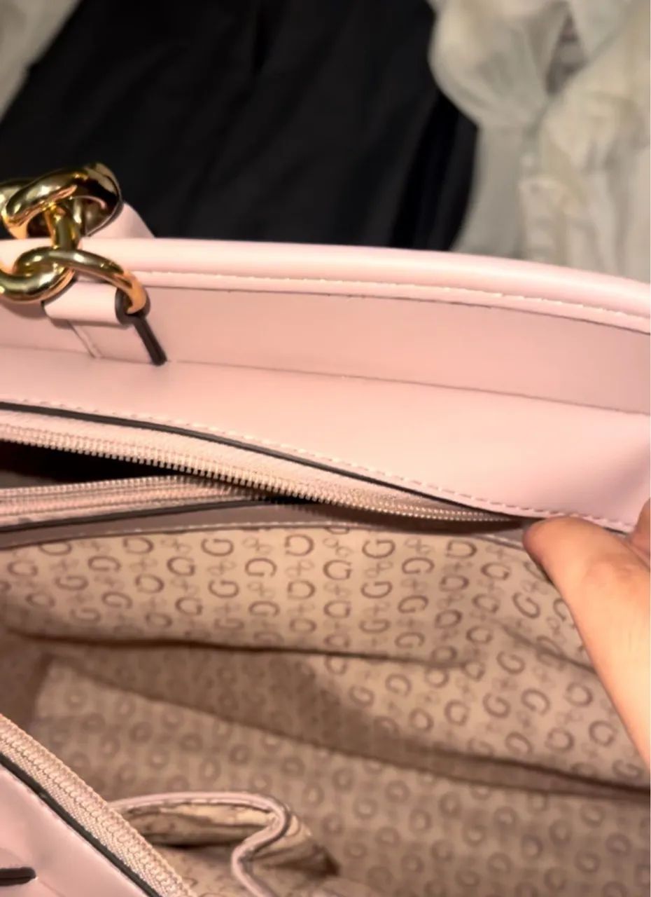 Bolsa Guess Original Rosa ? Grande e Nunca Usada - Foto 2