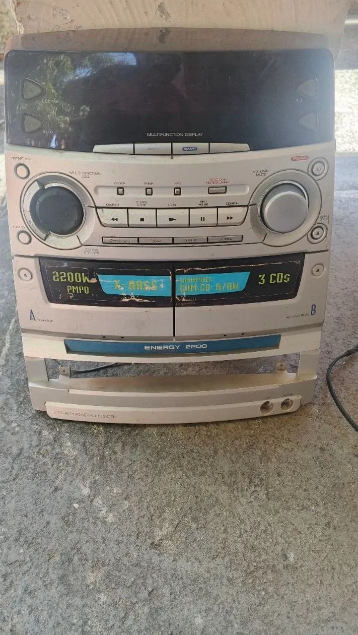 Frontal gradiente energy 2200 completa mais cd player completo  - Foto 2