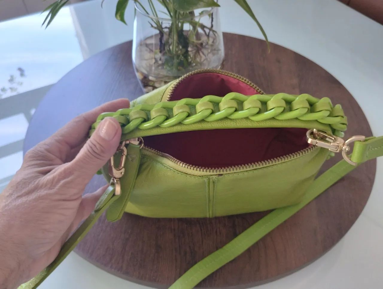 Bolsa de couro Schutz  - Foto 3