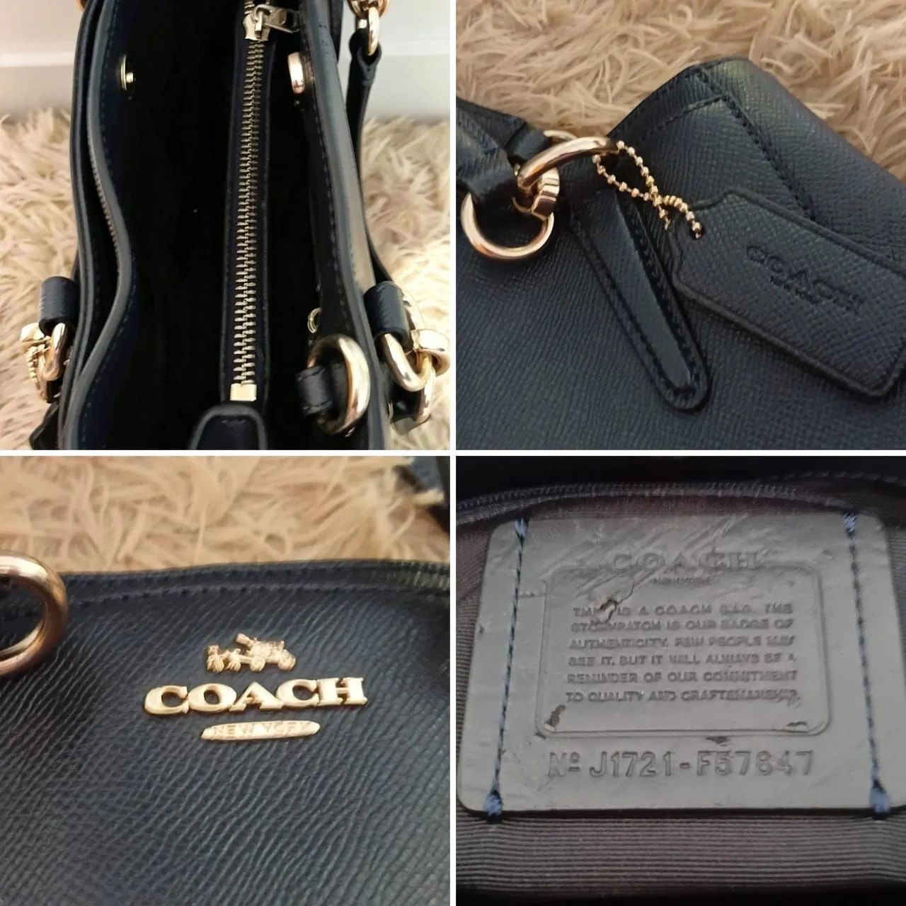 Bolsa coach original azul marinho  - Foto 2
