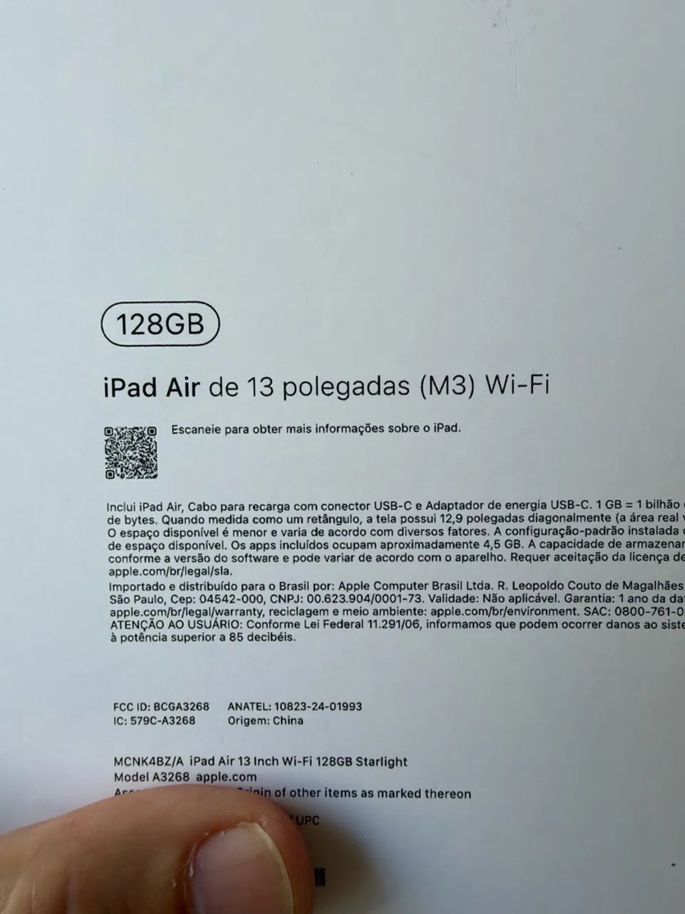 iPad Air M3 13 polegadas ? 128GB Wi-Fi ? Garantia até 05/2027 - Foto 3