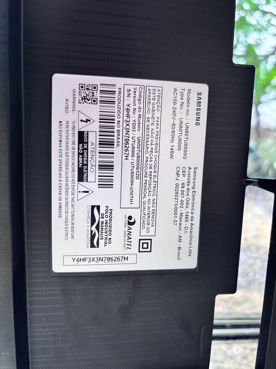 TV 50 pol. Samsung UN50TU8000G | C/ DEFEITO | RETIRADA DE PEÇAS  - Foto 6