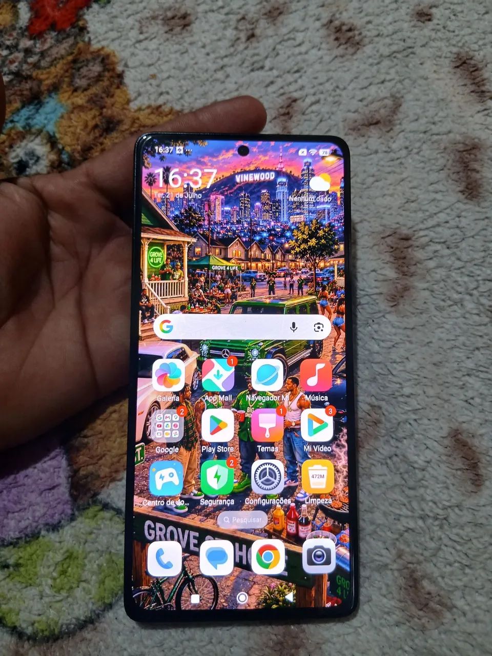Selo celular shaimi 13 pro  256 GB e 8 de Ram - Foto 2