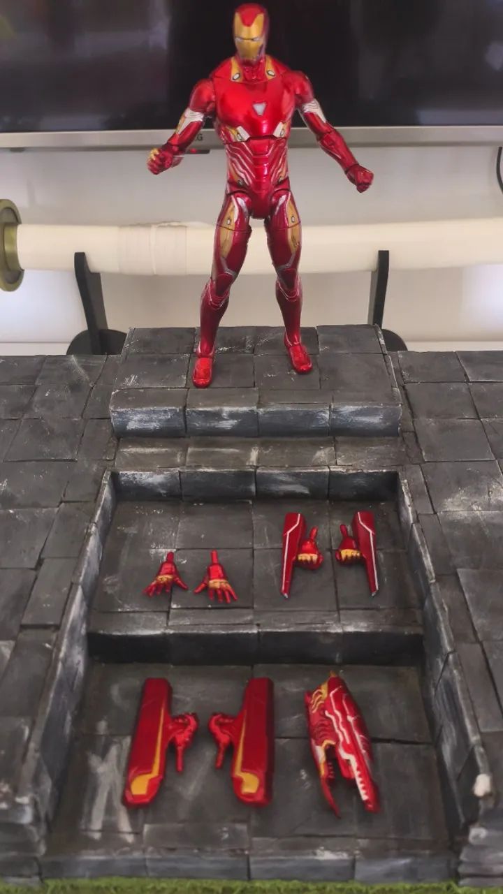 Diamond Select Iron man Mark 50 Linha Marvel Select LOOSE