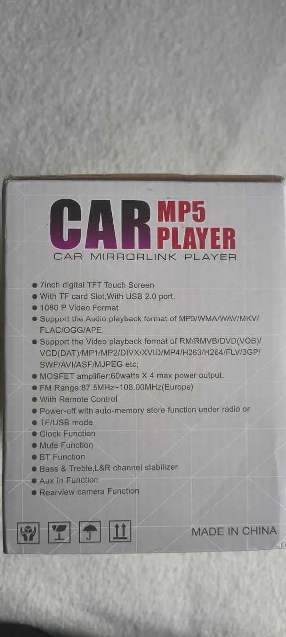 Car link mp5 player