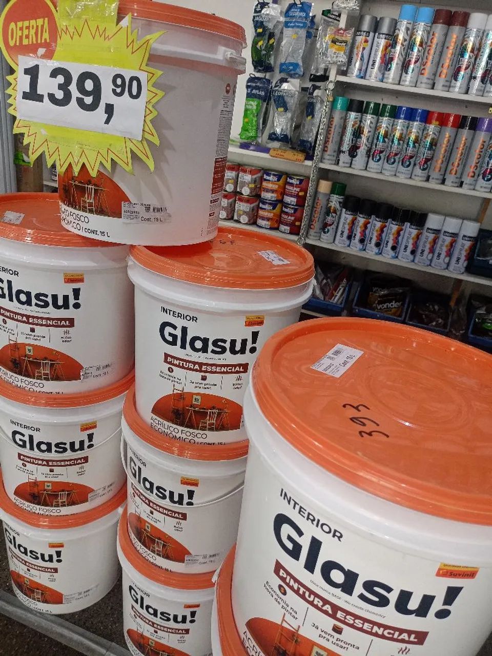 Acrílica fosca Suvinil glasu