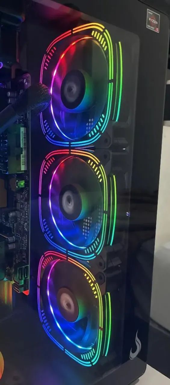 Kit 10 Ventoinhas Rise Mode Argb - Foto 5
