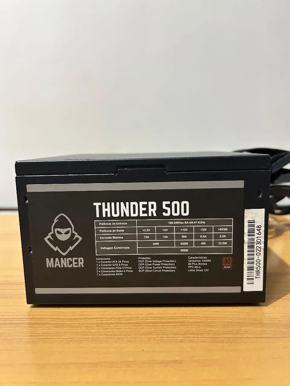 Fonte 500w 80 Plus