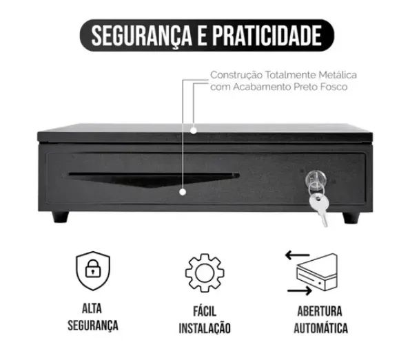 Caixa Registradora Gaveta Pra Comercio Supermercado Dinheiro - Foto 2