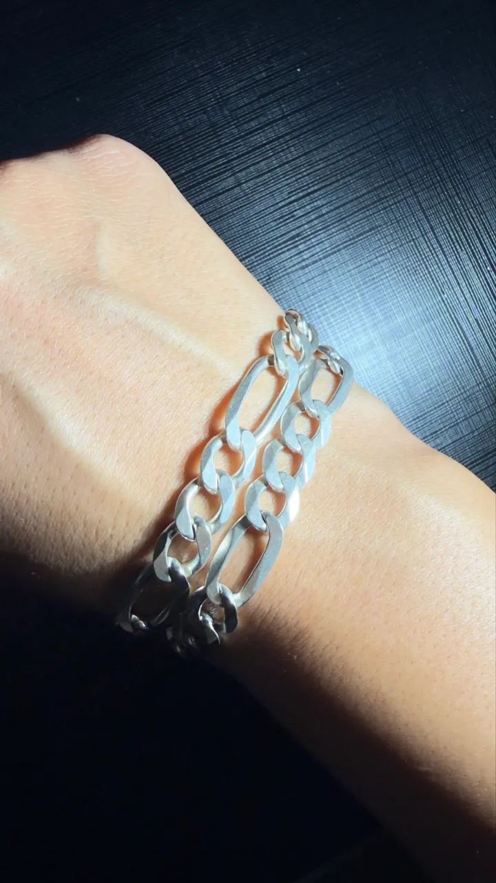 Pulseira de prata 925 - Foto 3