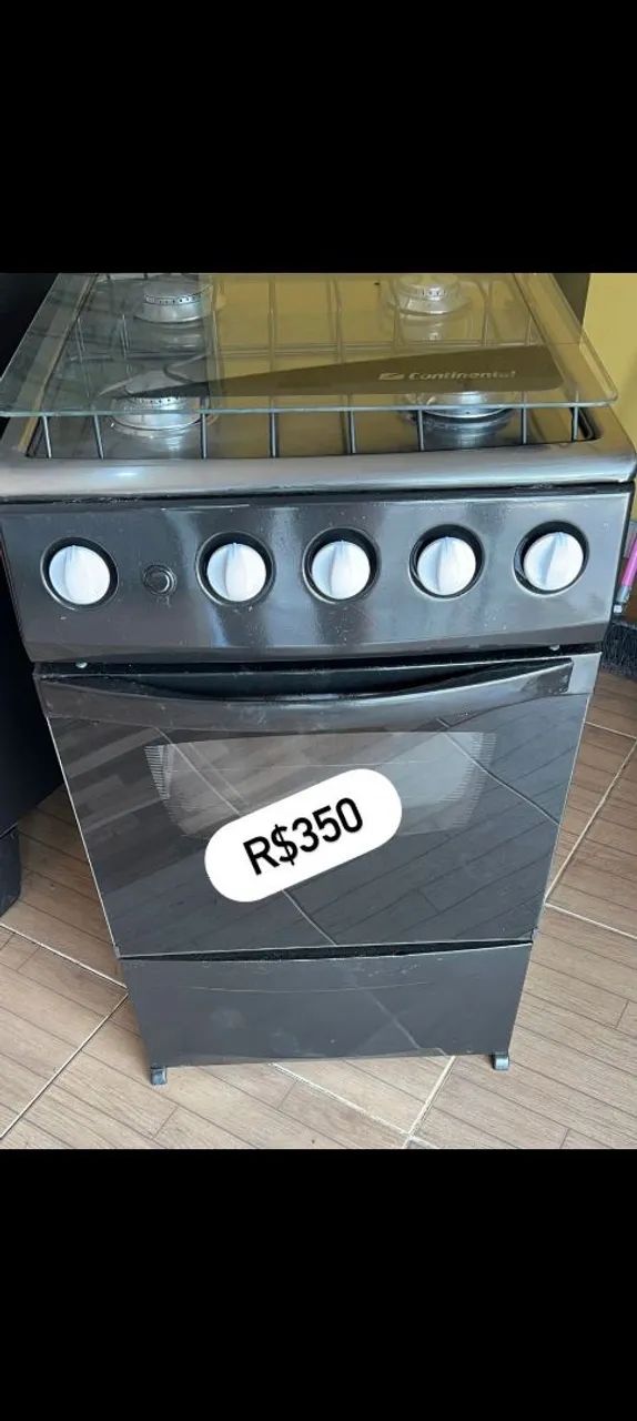 Fogão 4 bocas funcionando normal 