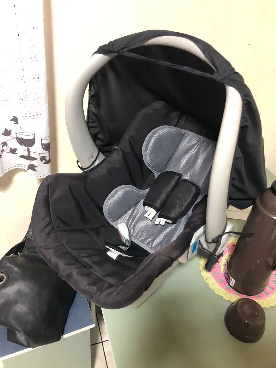 Carrinho de bebê e bebê conforto  - Foto 4