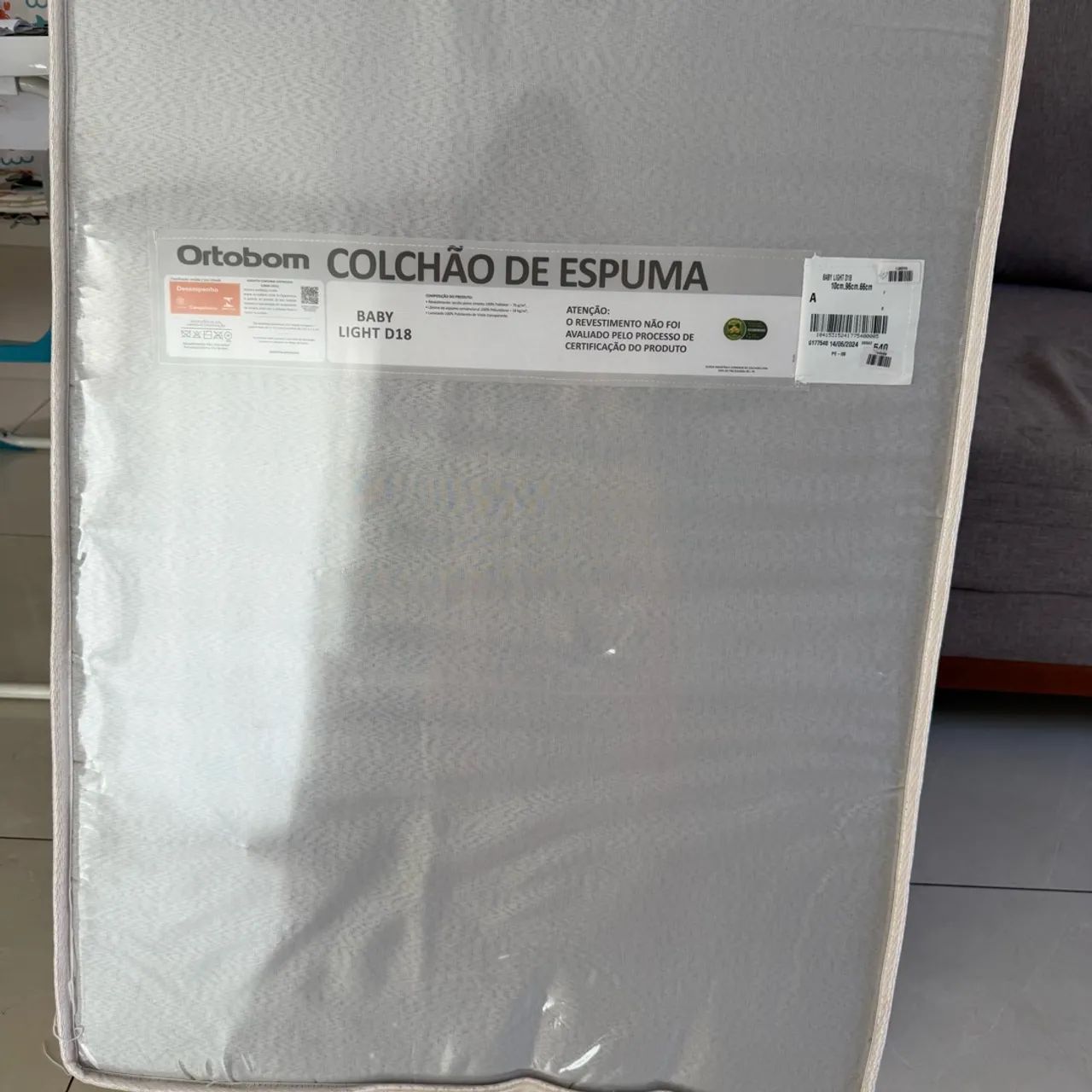 Colchão para berço portátil - Ortobom 