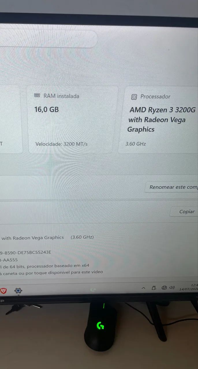 Pc Gamer Ryzen 3 3200G + 16GB De RAM   - Foto 4