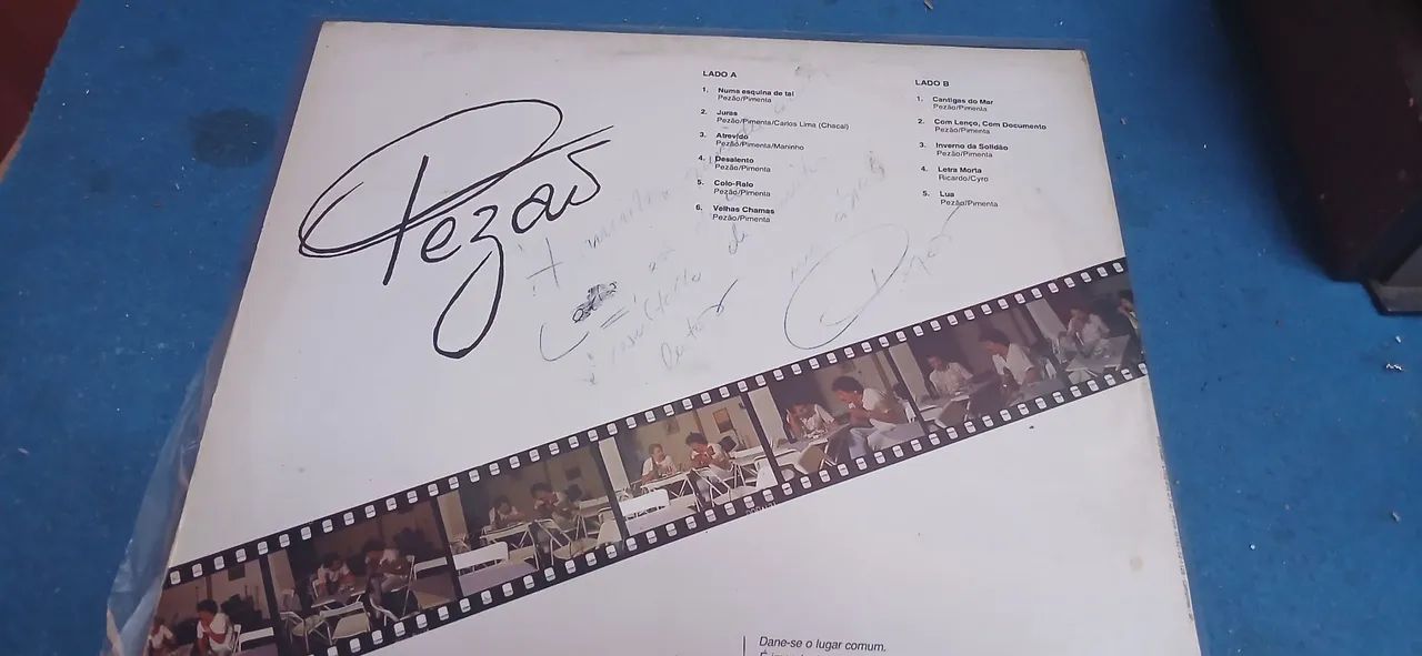 Disco de vinil Pezão Autografado  - Foto 2