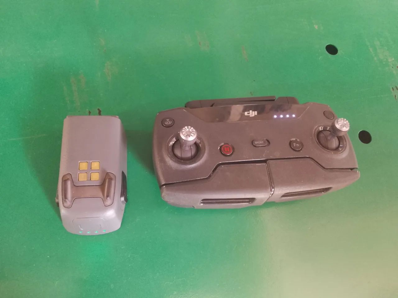 Bateria/controle drone dji spark, funcionando perfeitamente!