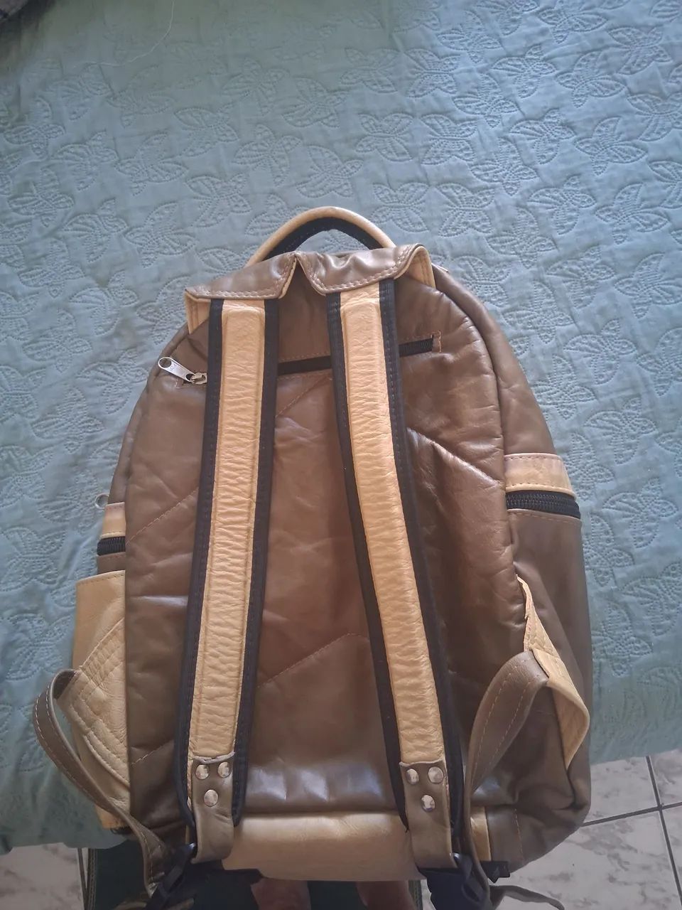mochila de couro legitimo - Foto 5