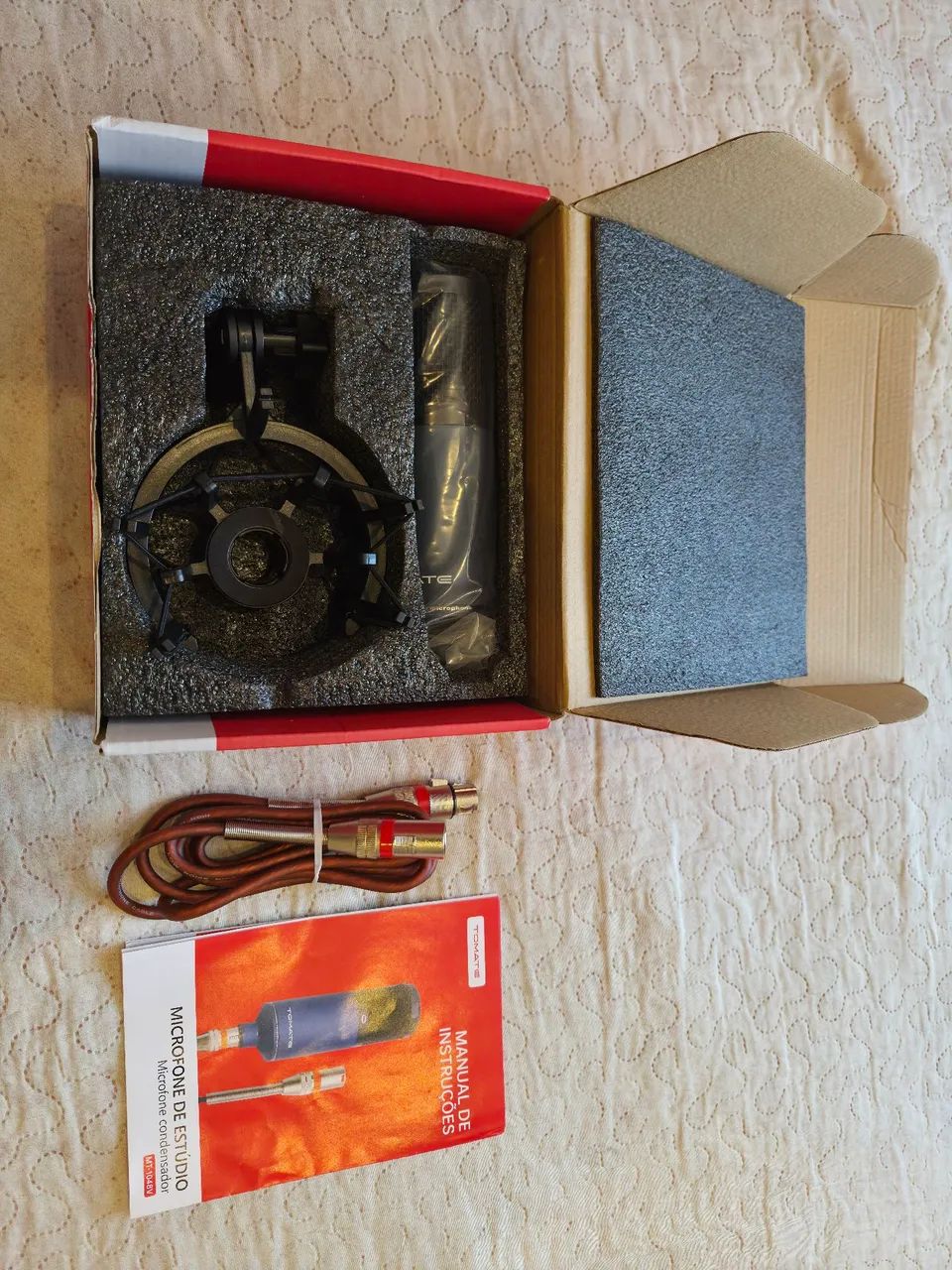 Microfone Condensador com Fio - TOMATE MT-1048V - Foto 4