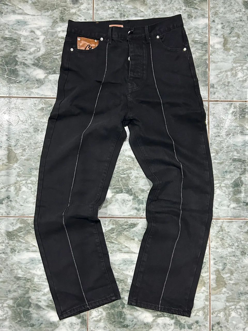 Calça Jeans Corteiz Preto