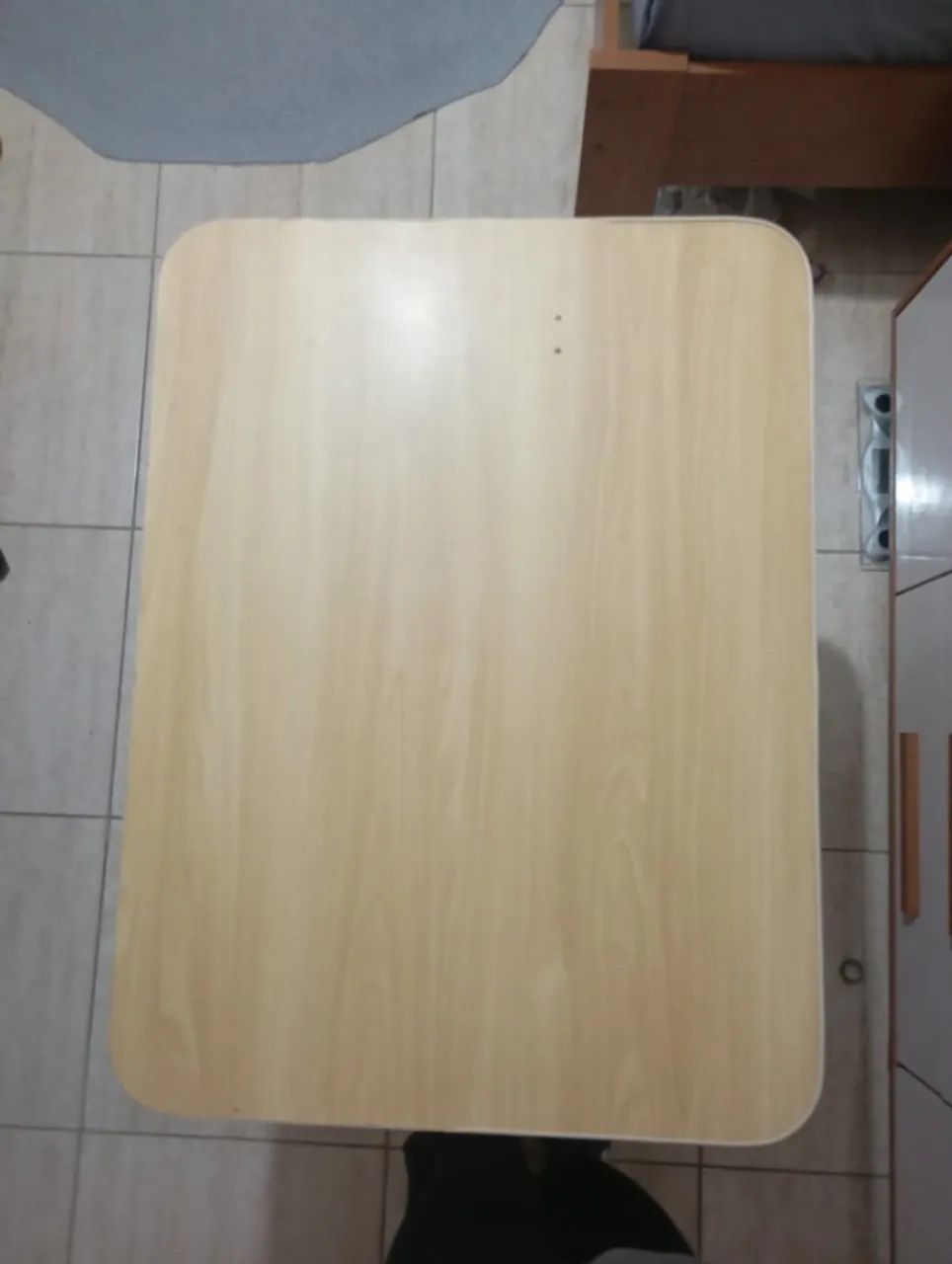 Mesa Escritório, MDF bege, conservada - Foto 2