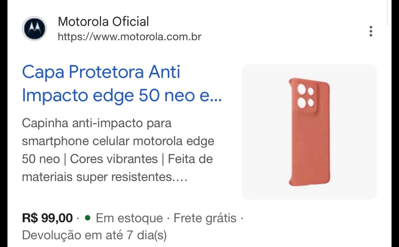 Capa Case Protetora Motorola Edge 50 neo - Foto 4