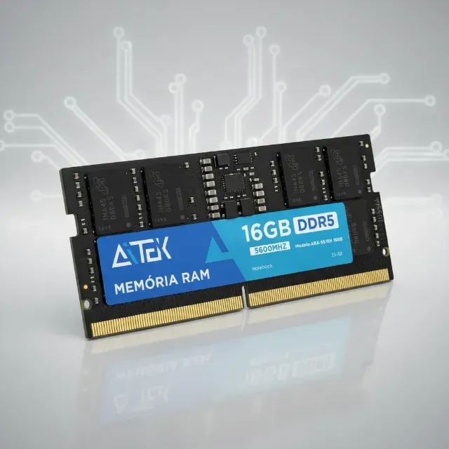 Kit 2x Memória DDR5 16GB 5600MHz para Notebook - Aitek - Foto 2