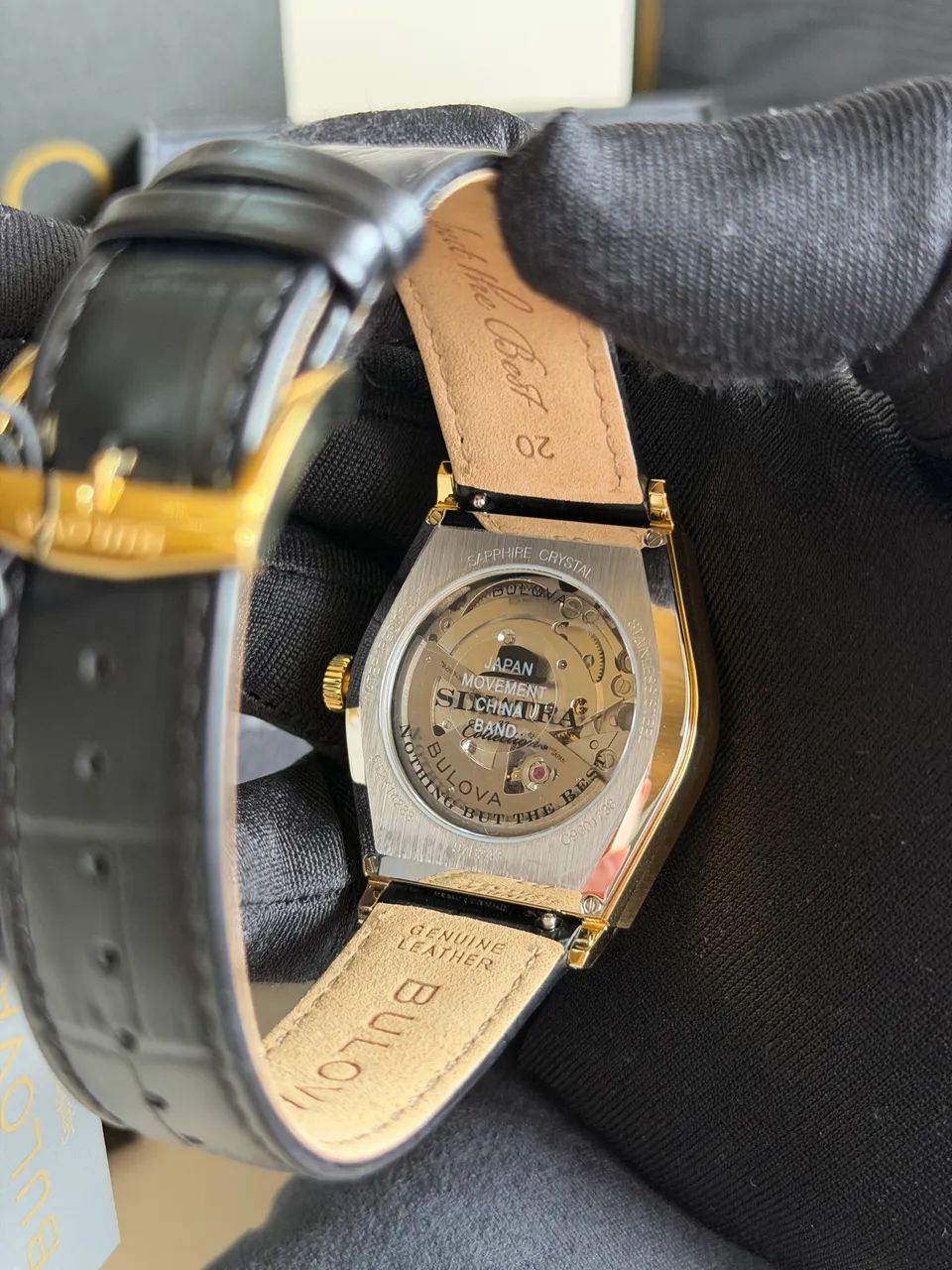 Relógio Bulova Sinatra 97b243 automático novo - Foto 4