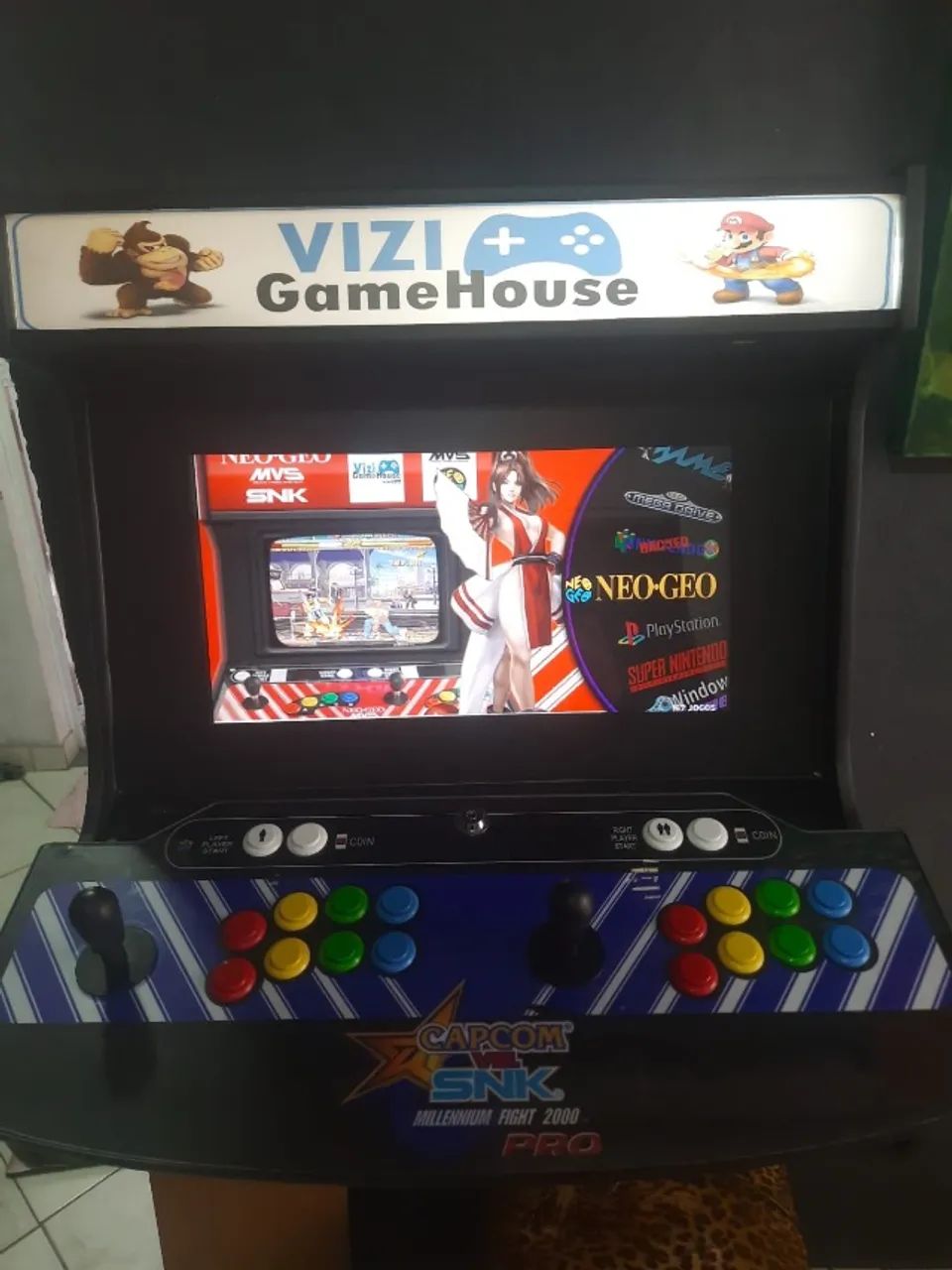 BARTOP 22" MULTIJOGOS - ARCADE SISTEMA COMERCIAL - Foto 2