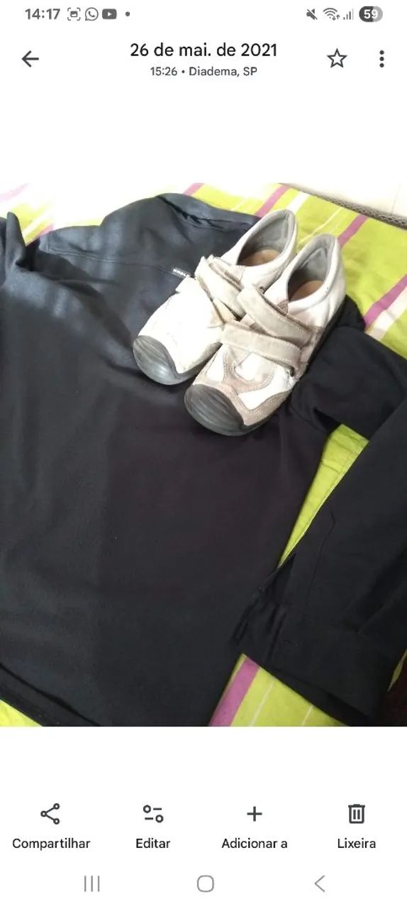 Camisa M e sapatenis kelf 38 - Foto 3