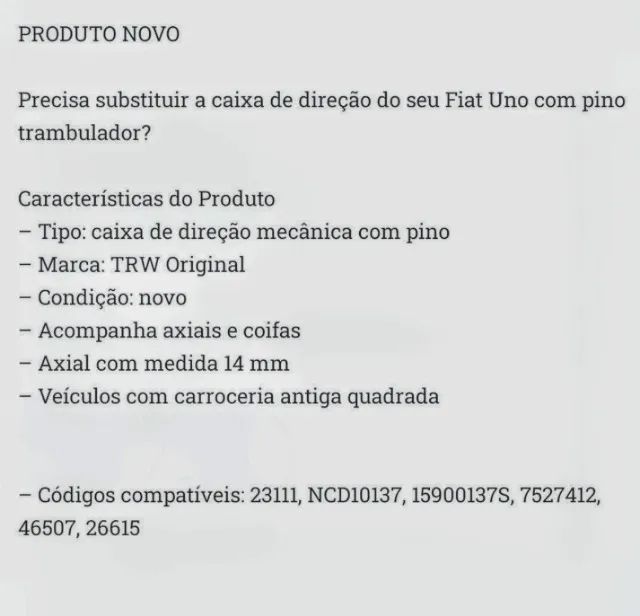 Caixa de direção - Foto 2
