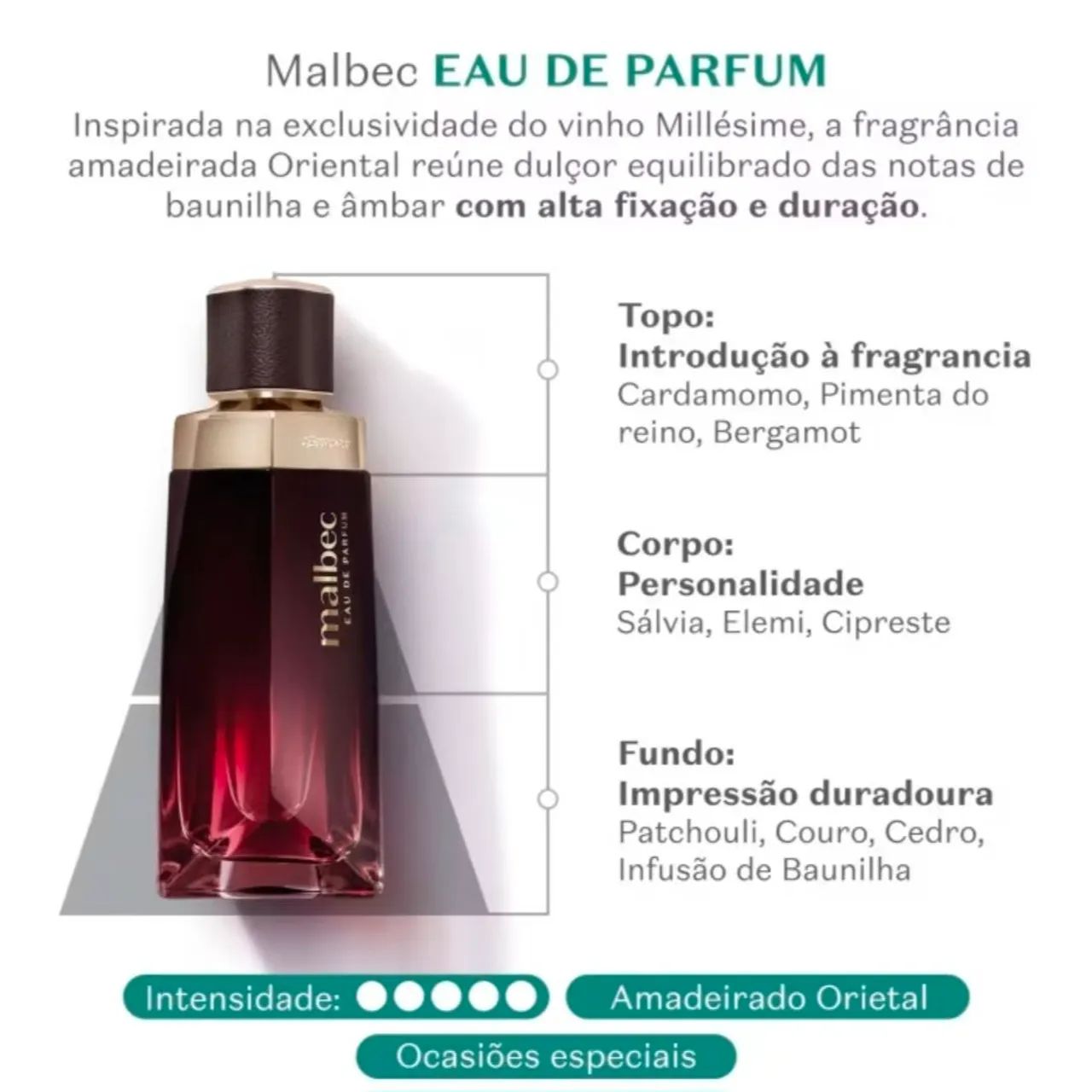 Perfume Malbec Eau de Parfum 90ml - Foto 2