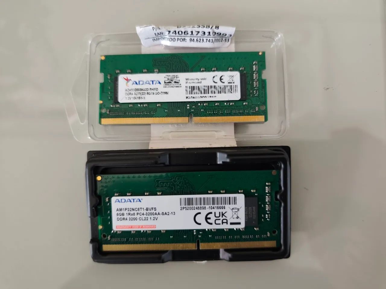 Memória Ram 8Gb DDR 4