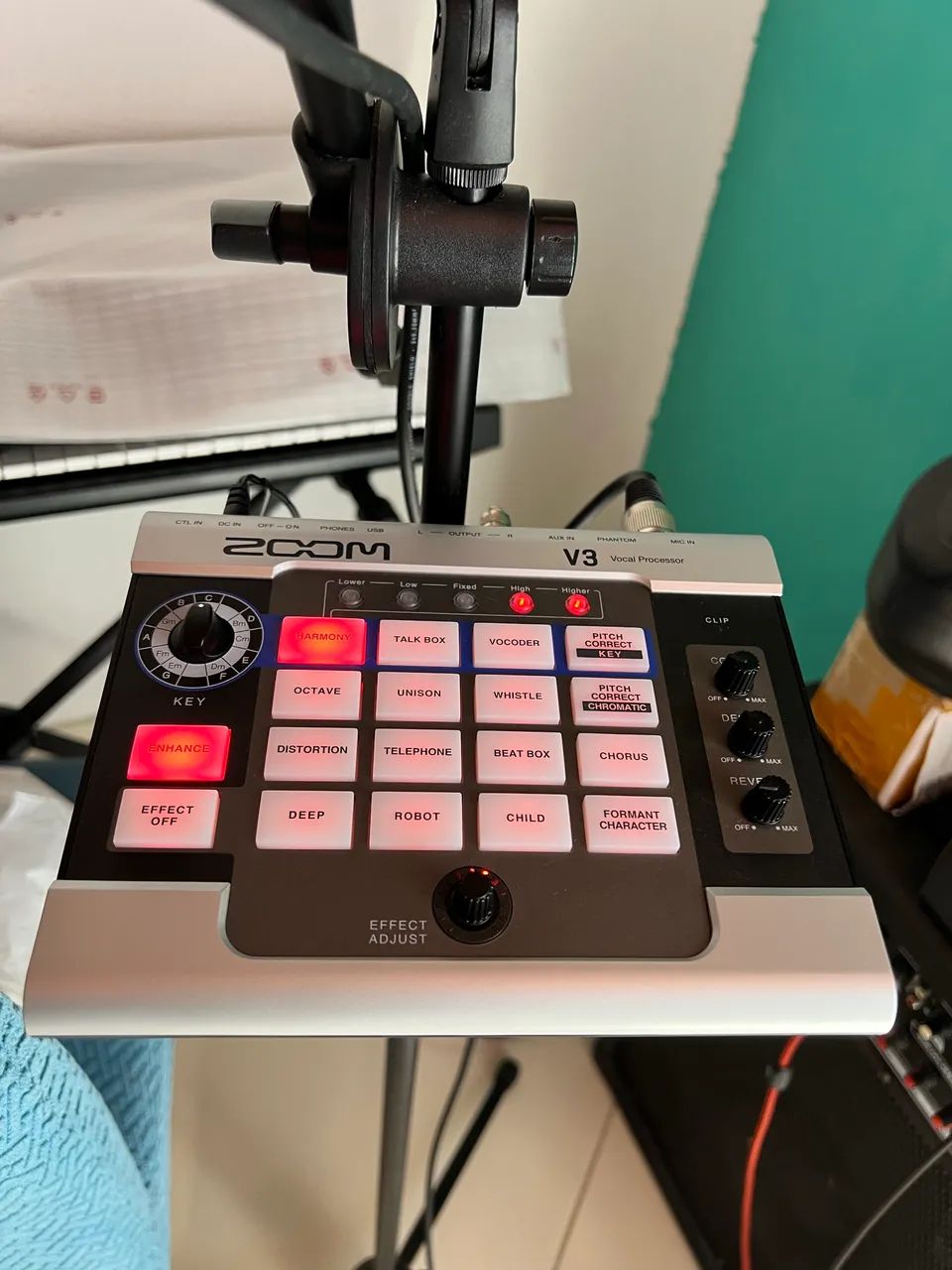 Processador  de voz BOSS V3 com fonte original - Foto 2