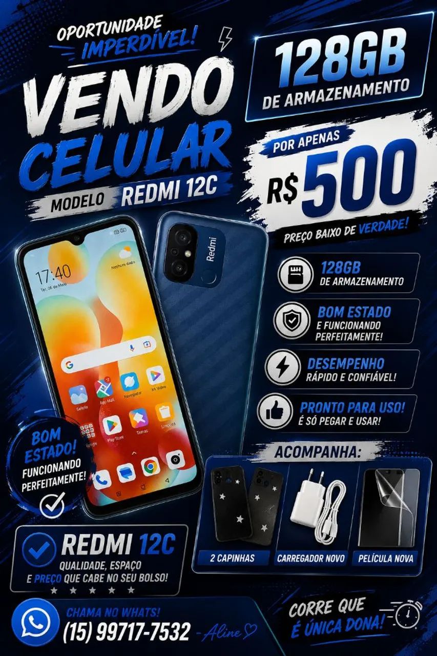 Vendo celular Redmi 12C