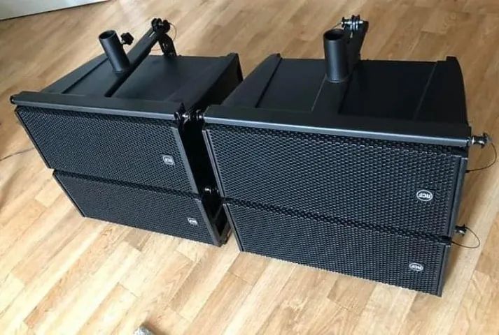 6 rcf hdl6-A 1400w 2-way powered line array module hdl 6a