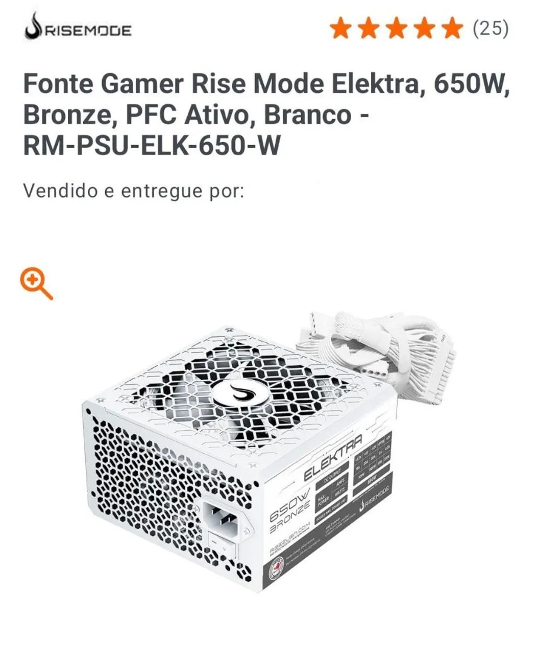 Fonte Gamer Rise Mode Elektra