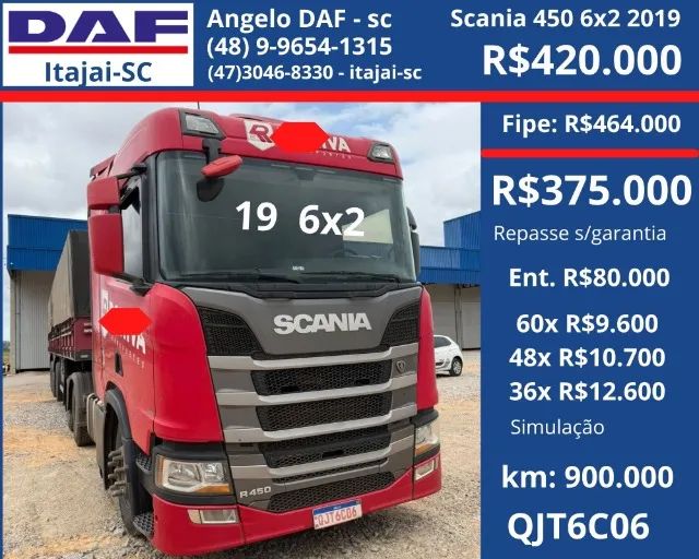 Scania R450 6x2 2019