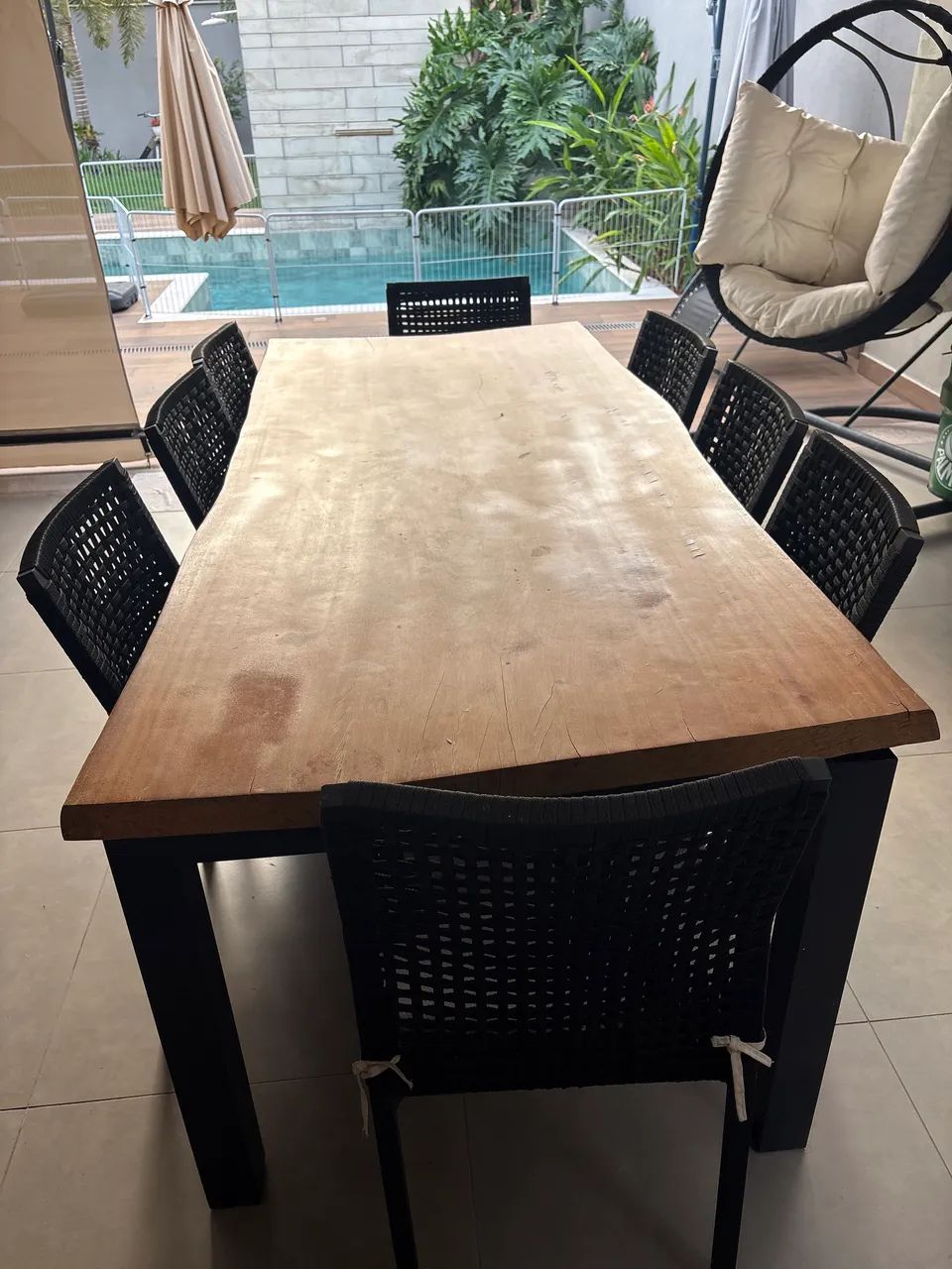 Mesa c 8 cadeiras área gourmet  - Foto 2