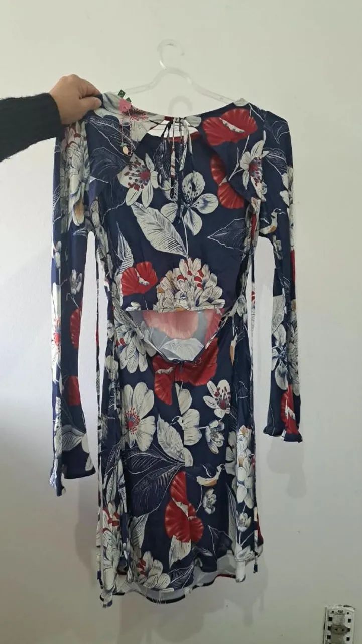 Vestido Floral FARM 100% algodão  - Foto 2