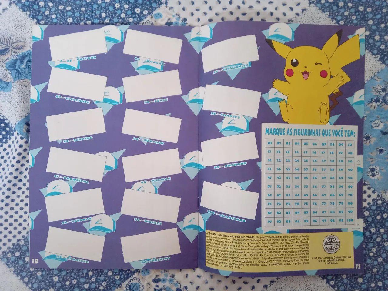 Álbum de figurinhas Buzzy Pokemon  - Foto 4
