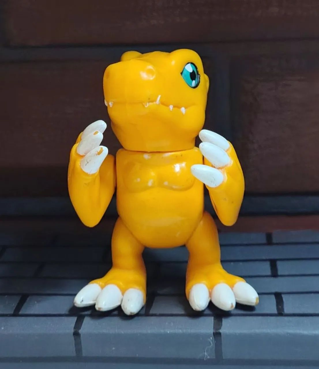 Boneco do digimon adventure - Agumon Original Bandai - Foto 3