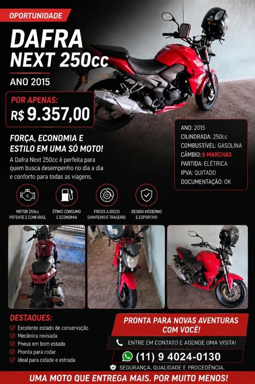Dafra next 250cc