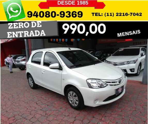 Toyota Etios 1.3 x 2016 2017 zero de entrada sem entrada
