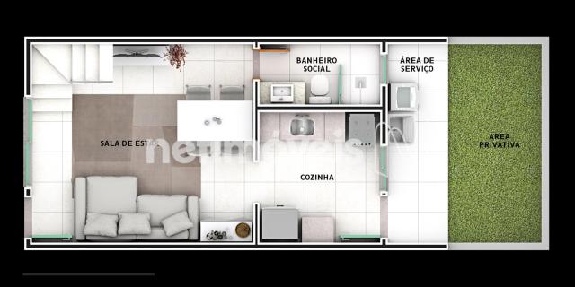 Casa de condomínio à venda com 2 dormitórios em São joão, Betim cod:731529 - Foto 9