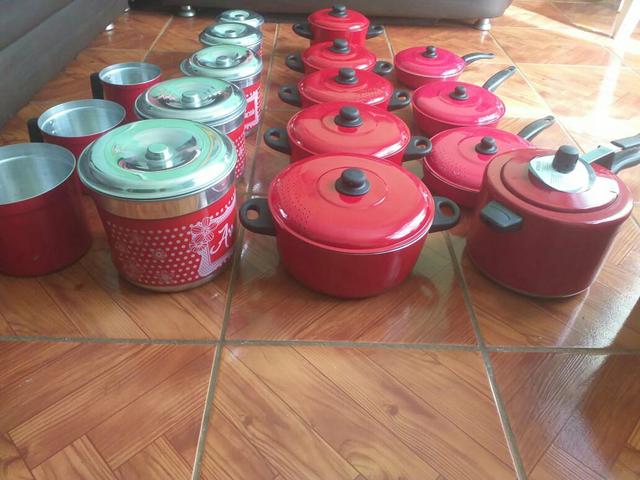 Kit com 17 peças de aluminio grossos